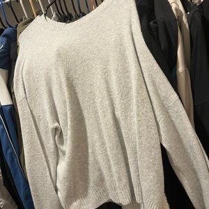American eagle open back sweater